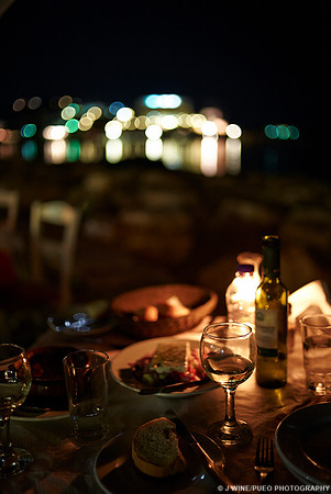 Dinner Outdoors in Paros